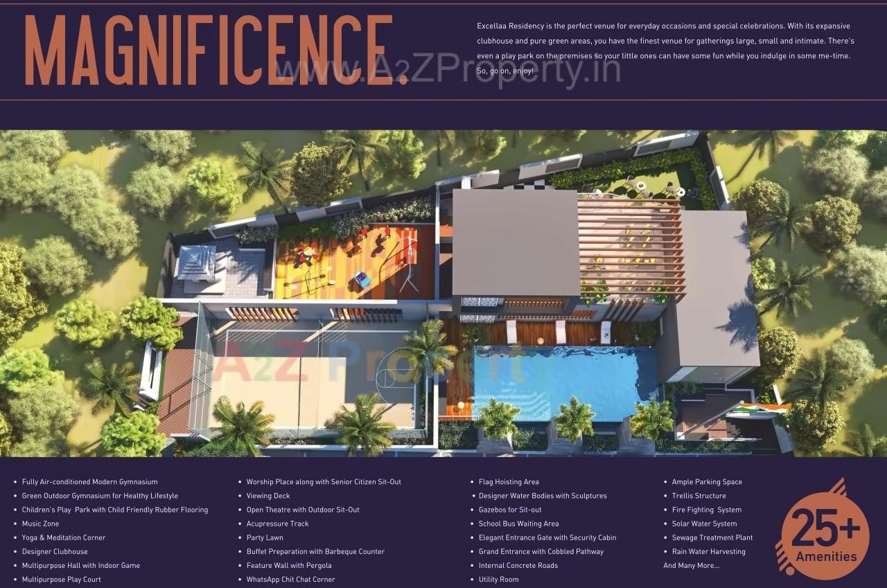 3D Elevation of real estate project Excellaa Residency located at Ambegaon-bk, Pune, Maharashtra