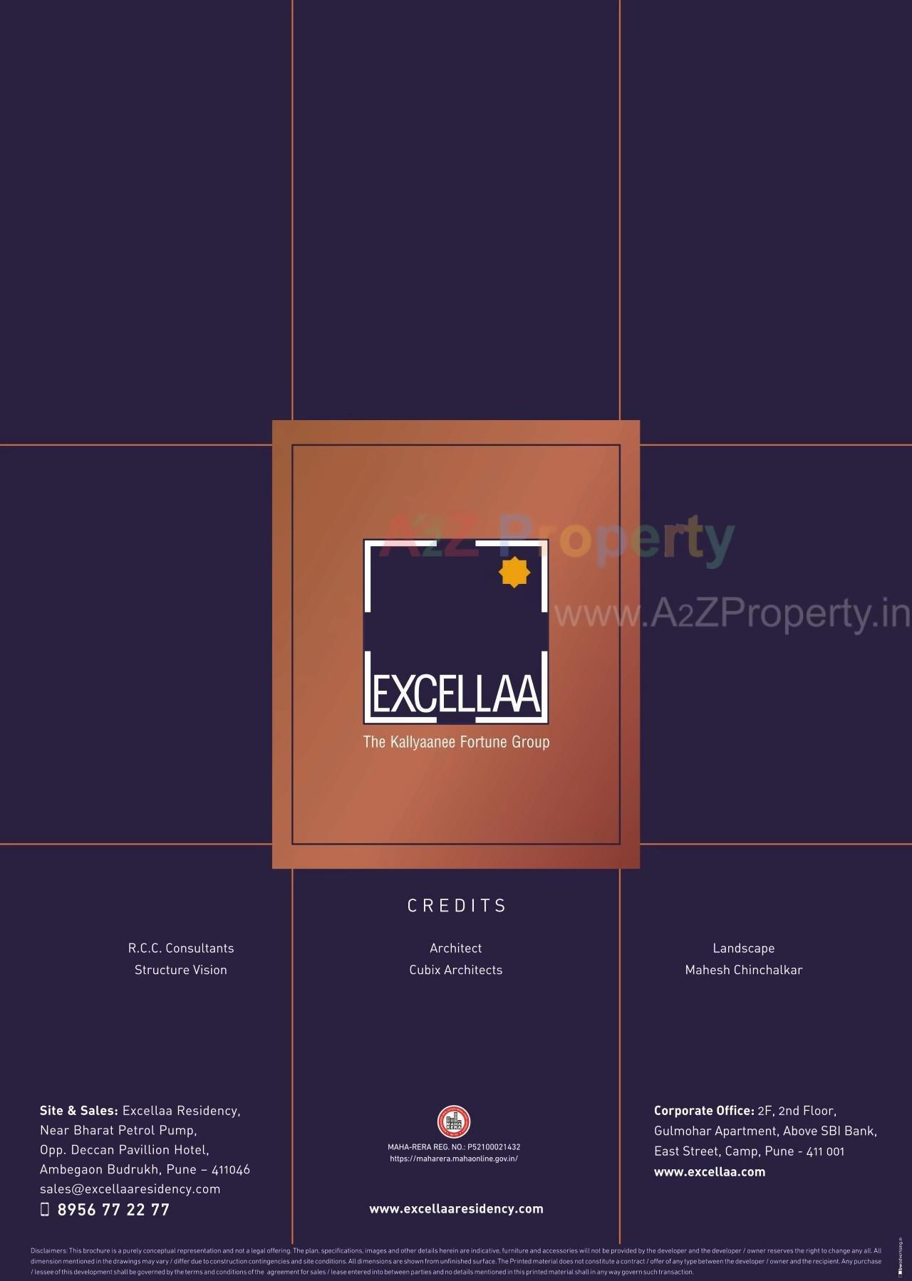  of real estate project Excellaa Residency located at Ambegaon-bk, Pune, Maharashtra