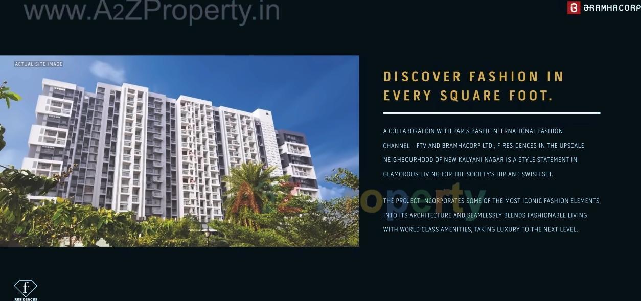 3D Elevation of real estate project F Residences T5 T6 T located at Vadgaonsheri, Pune, Maharashtra