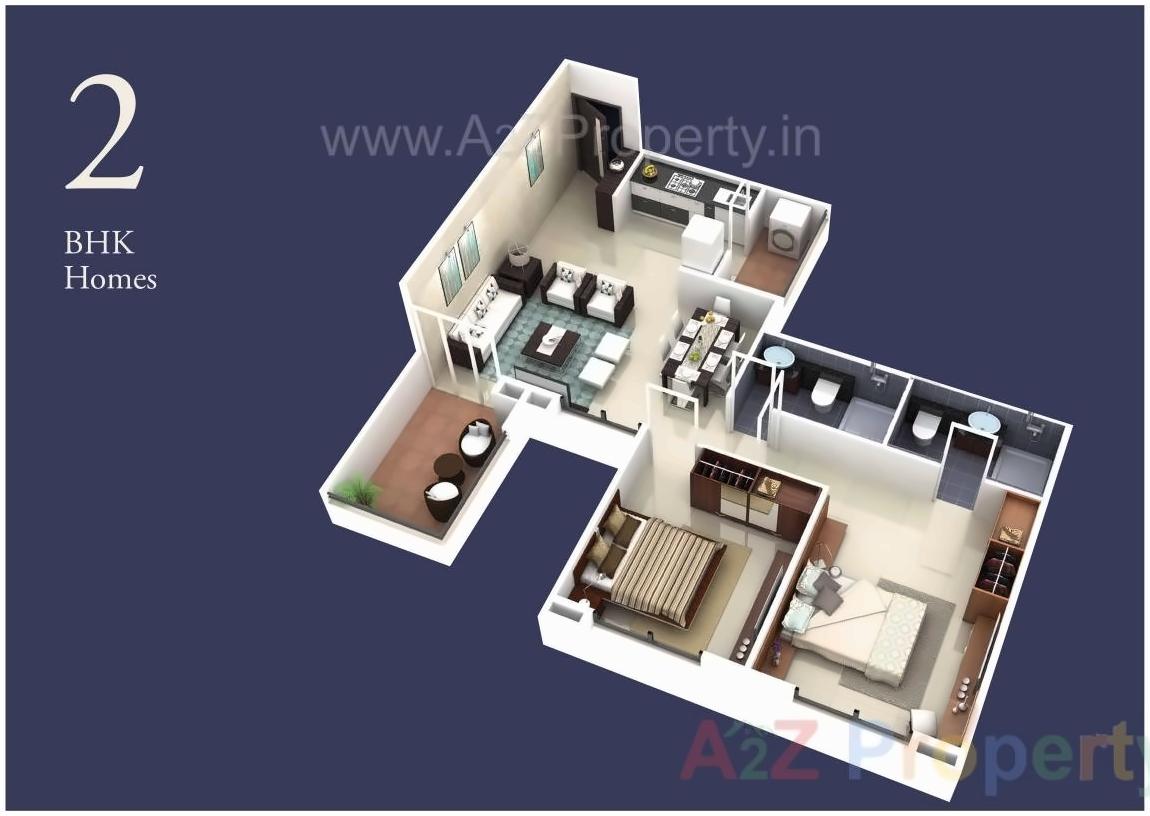 Layout of real estate project Falcon located at Sus, Pune, Maharashtra