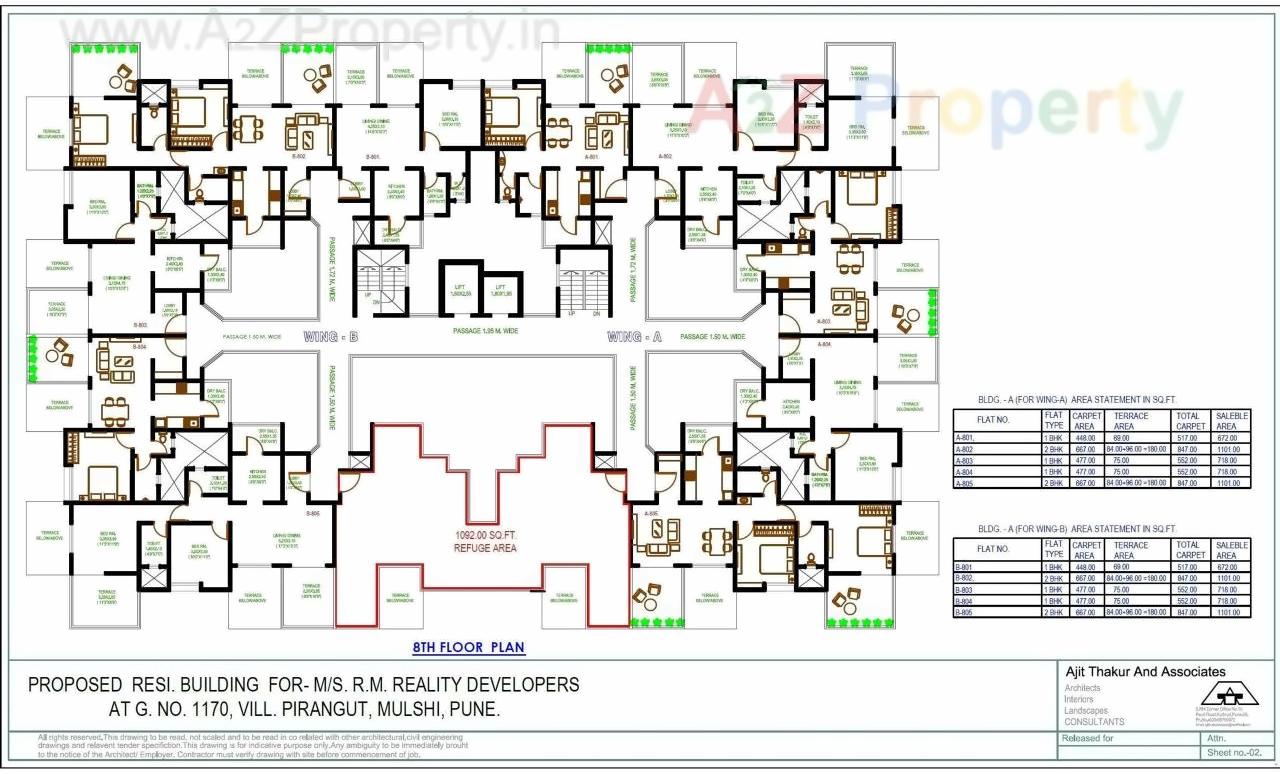 Layout of real estate project Feliz located at Pirangut, Pune, Maharashtra