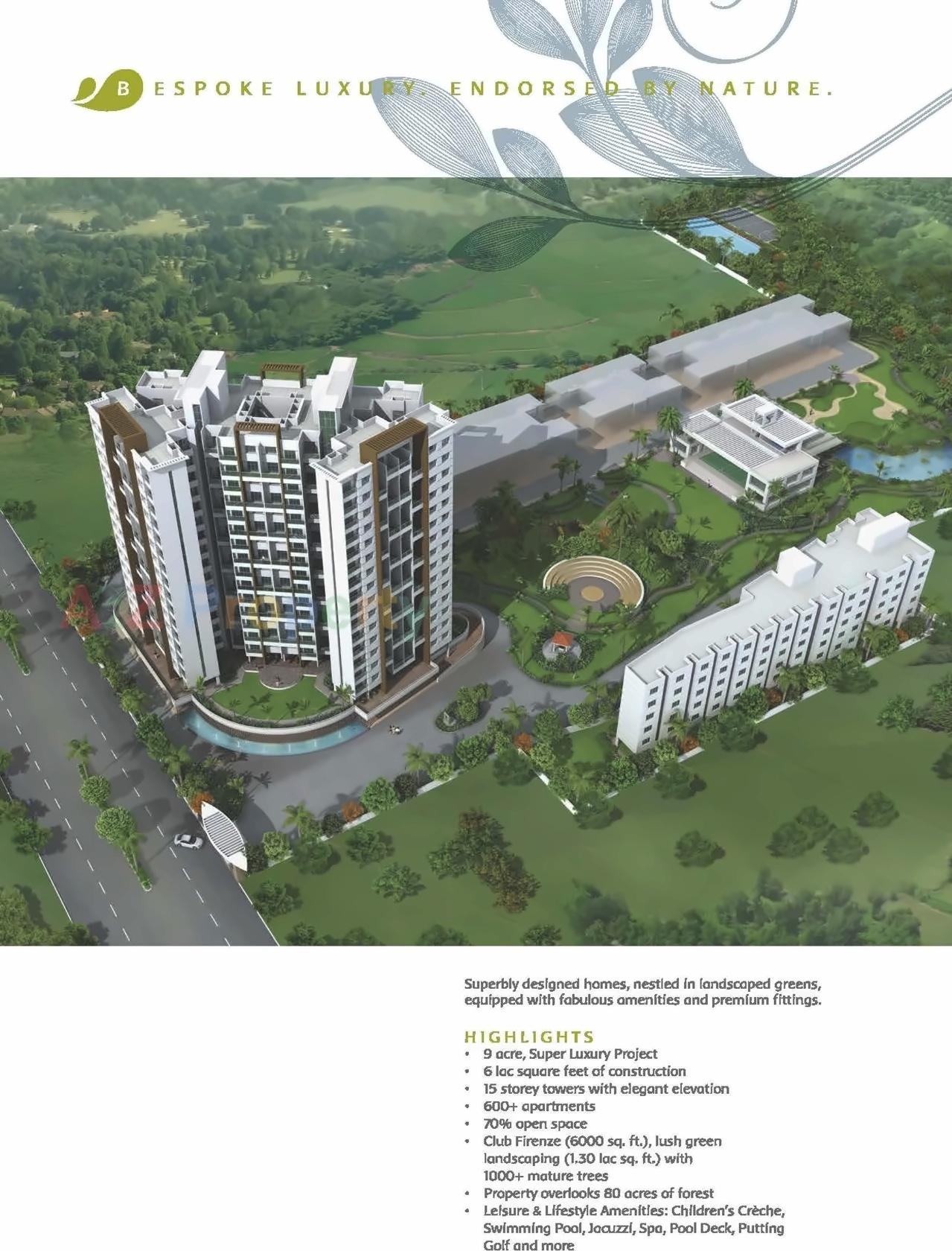 3D Elevation of real estate project Florista County located at Hadapsar, Pune, Maharashtra