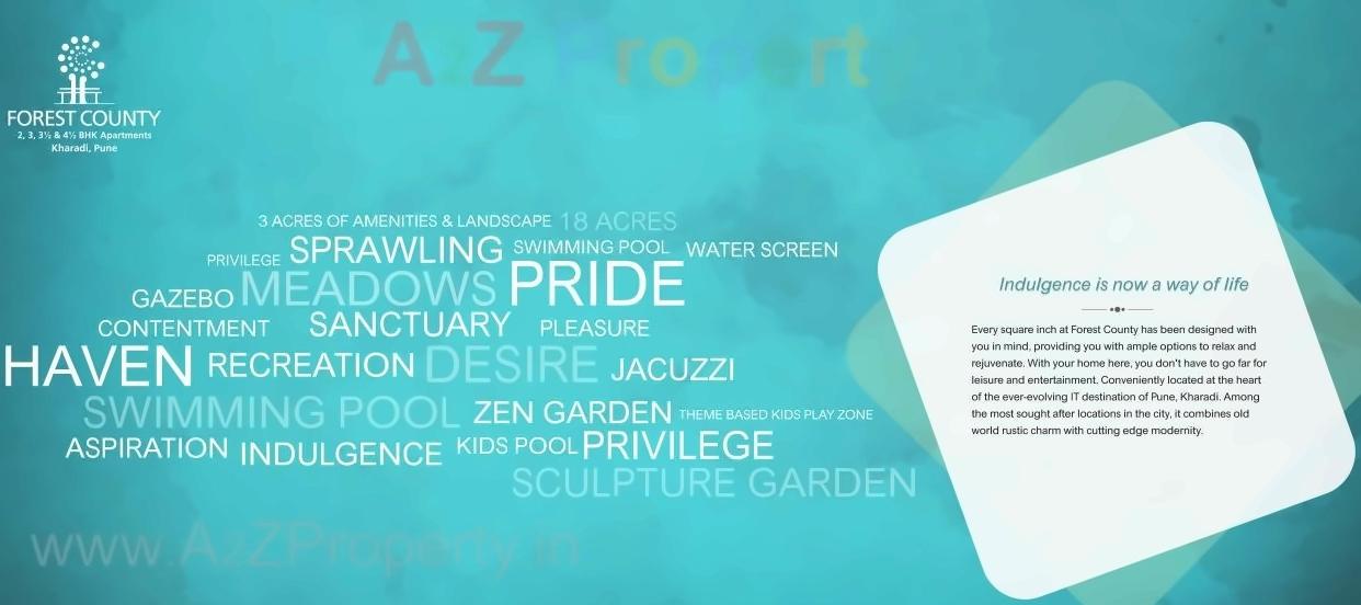  of real estate project Forest County located at Kharadi, Pune, Maharashtra