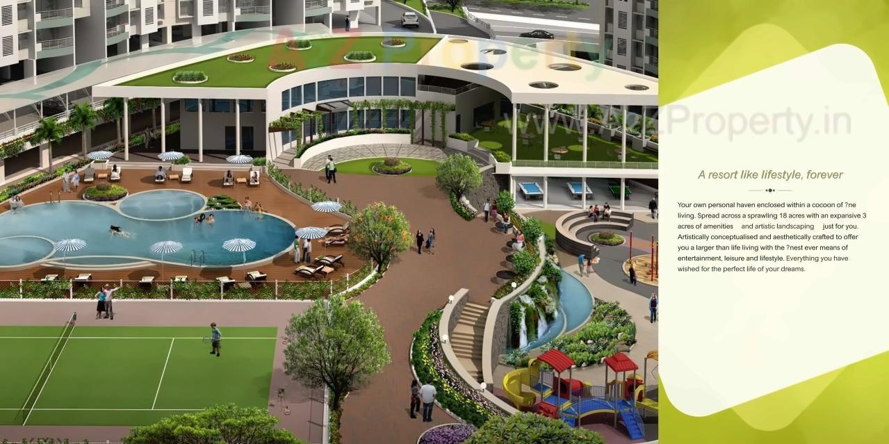 3D Elevation of real estate project Forest County located at Kharadi, Pune, Maharashtra
