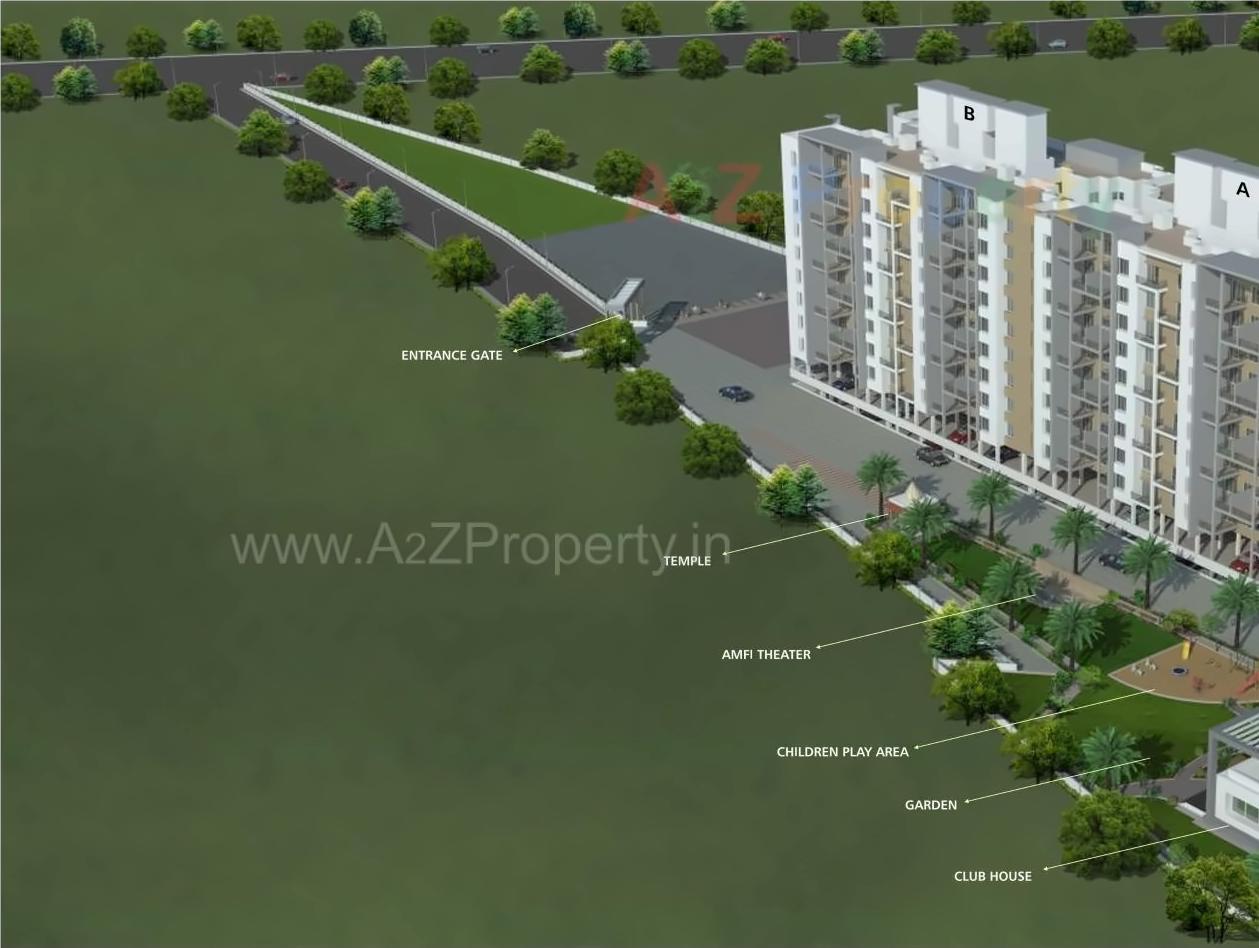 3D Elevation of real estate project Fortuna located at Pune-m-corp, Pune, Maharashtra