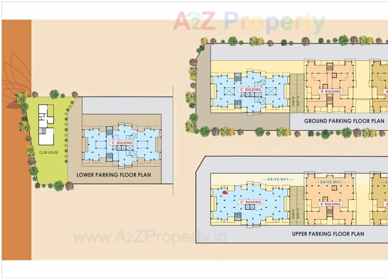 Layout of real estate project Fortune Shubhan located at Pune-m-corp, Pune, Maharashtra