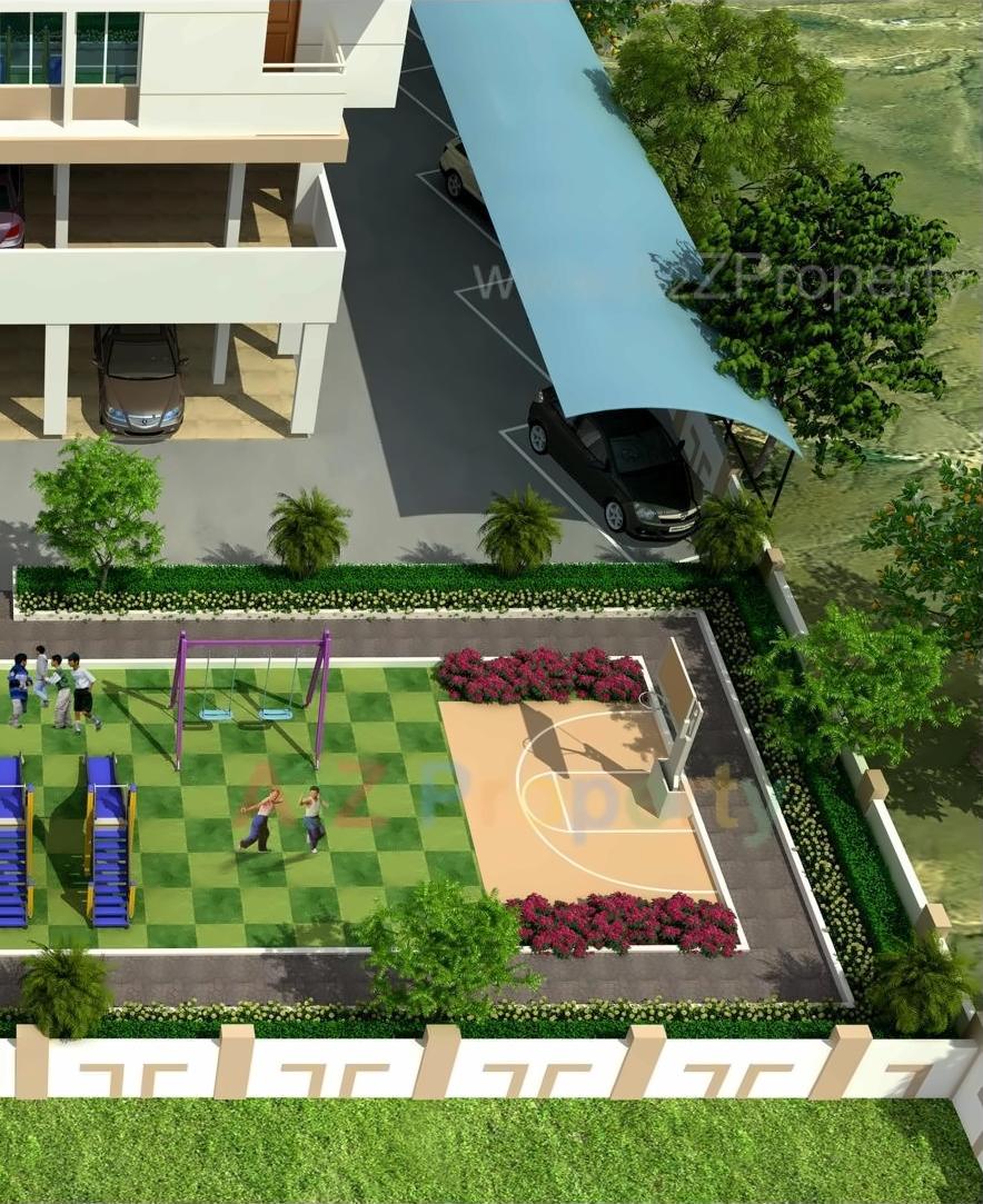 3D Elevation of real estate project Fortune Shubhan located at Pune-m-corp, Pune, Maharashtra