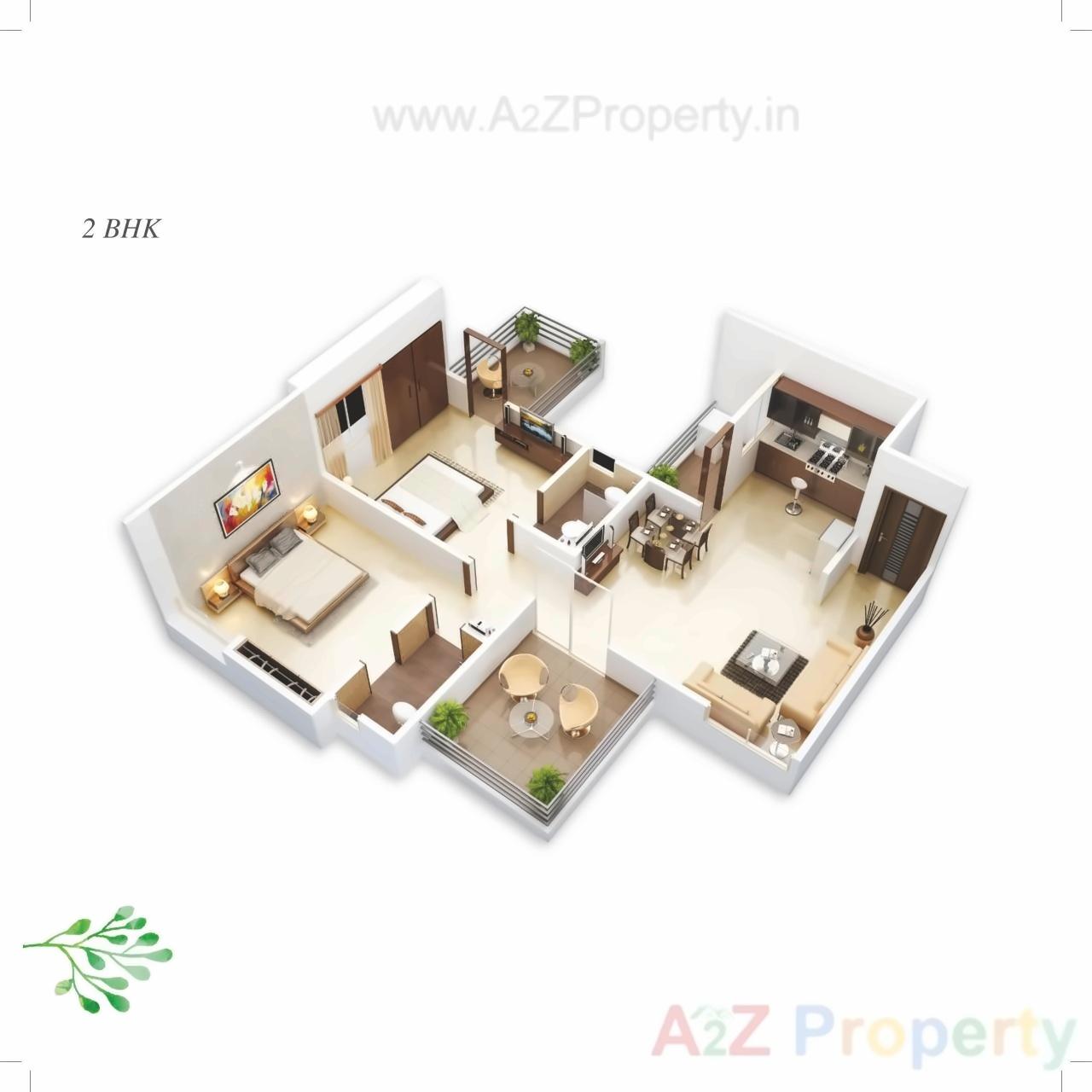 Layout of real estate project Freshia located at Sus, Pune, Maharashtra