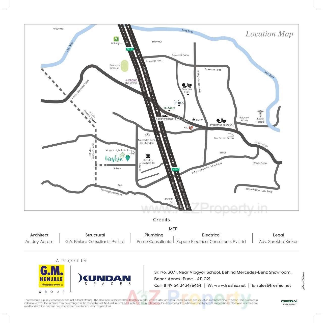  of real estate project Freshia located at Sus, Pune, Maharashtra