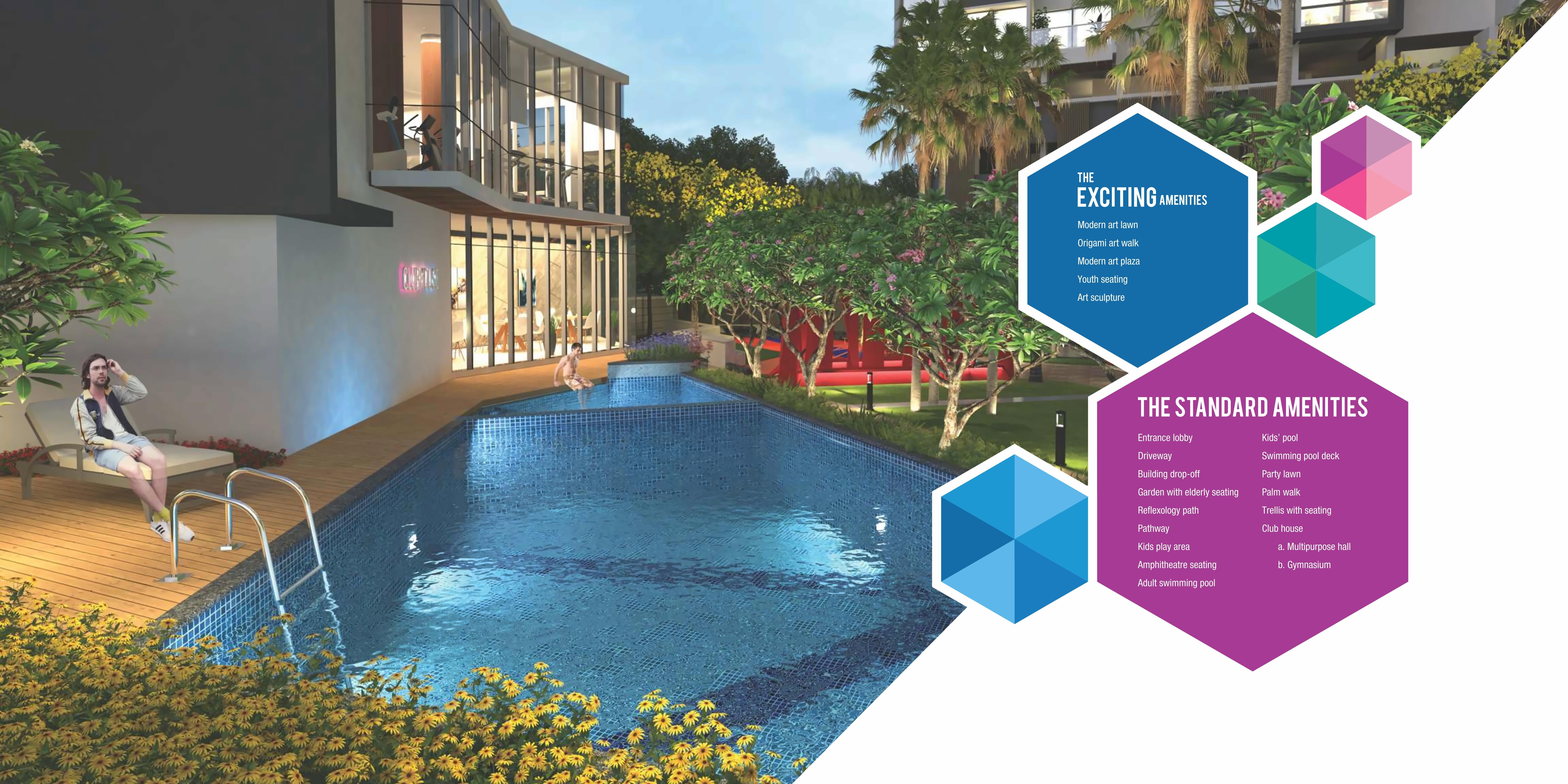 3D Elevation of real estate project Gagan Ela located at Mohammadwadi, Pune, Maharashtra