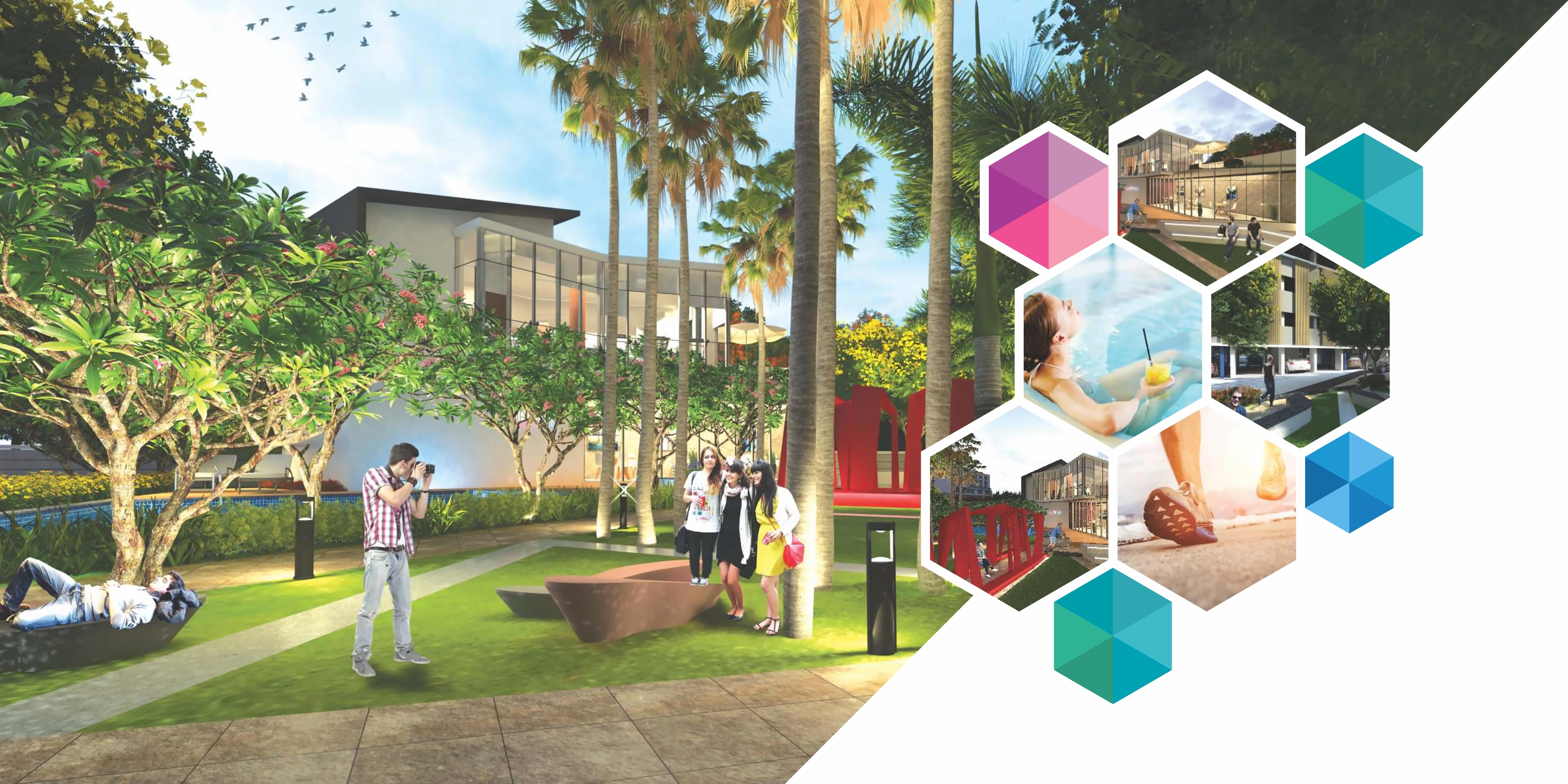 3D Elevation of real estate project Gagan Ela located at Mohammadwadi, Pune, Maharashtra