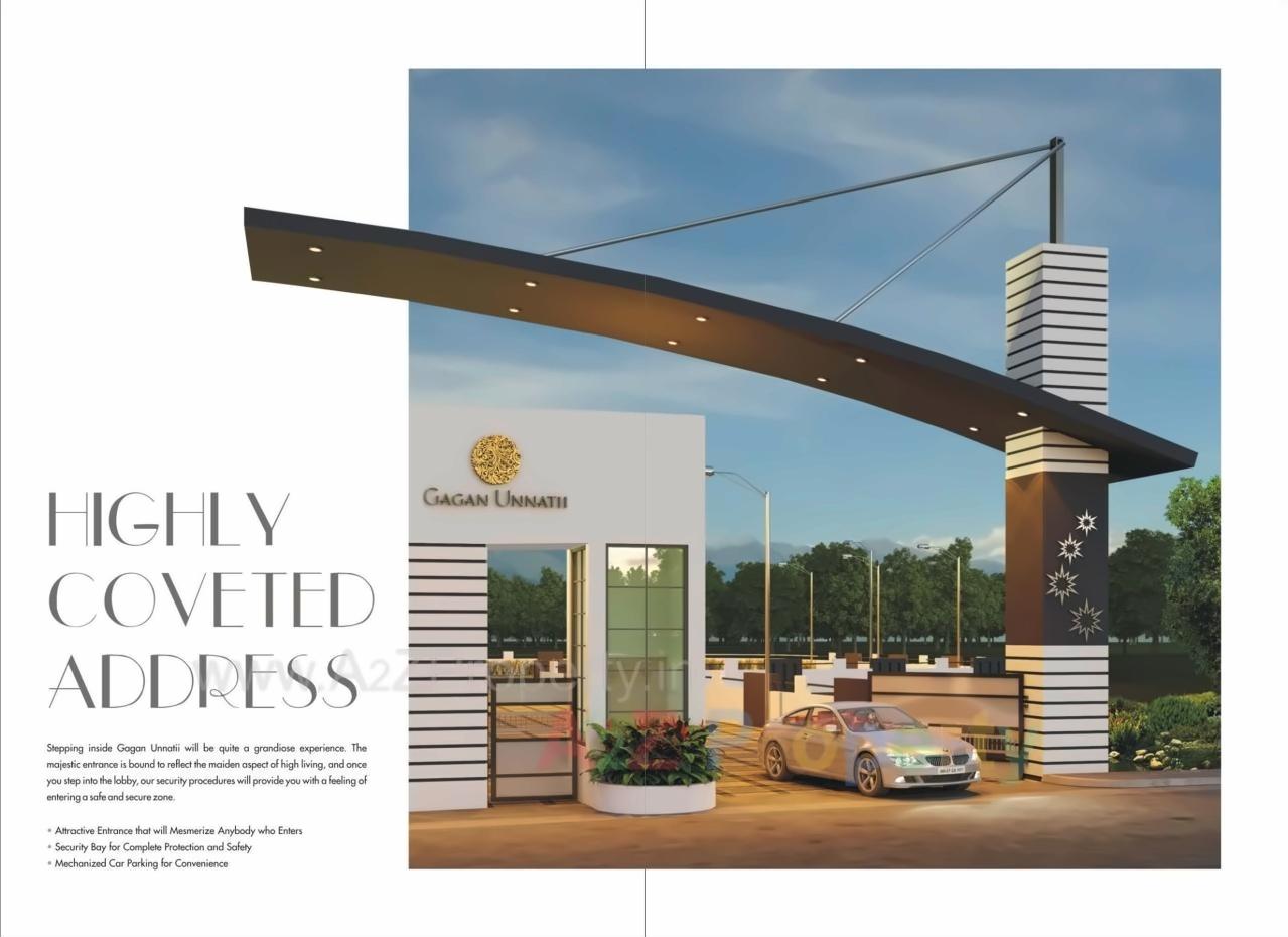 3D Elevation of real estate project Gagan Unnatii located at Katraj, Pune, Maharashtra