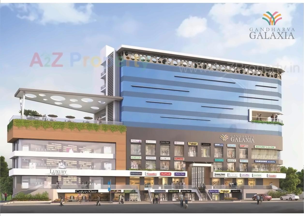 3D Elevation of real estate project Gandharv Galaxia located at Hadapsar, Pune, Maharashtra