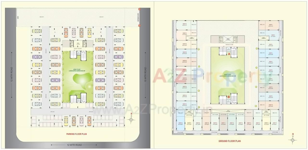 Layout of real estate project Ganesh Shrushti located at Pimpri-chinchawad-m-corp, Pune, Maharashtra