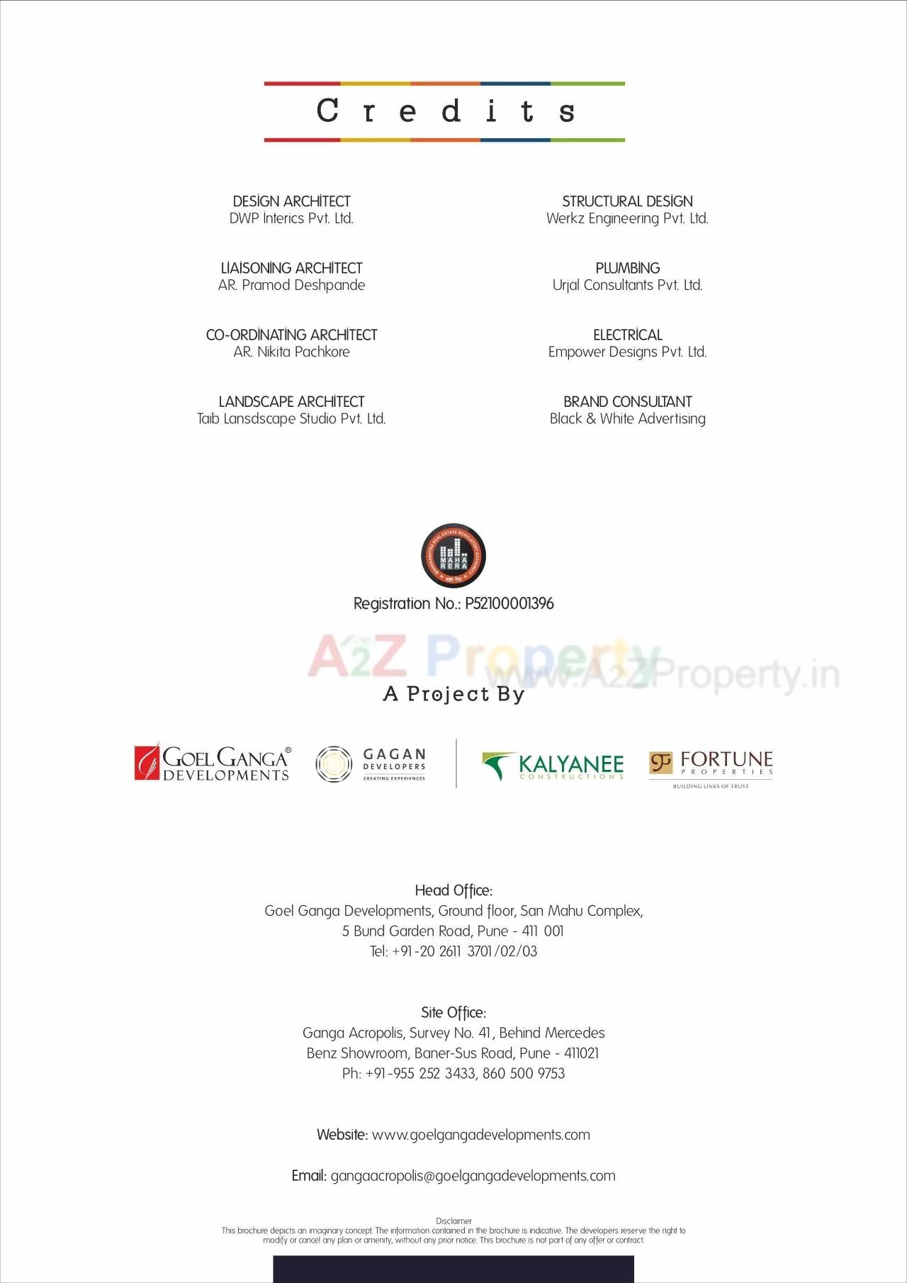  of real estate project Ganga Acropolis located at Sus, Pune, Maharashtra