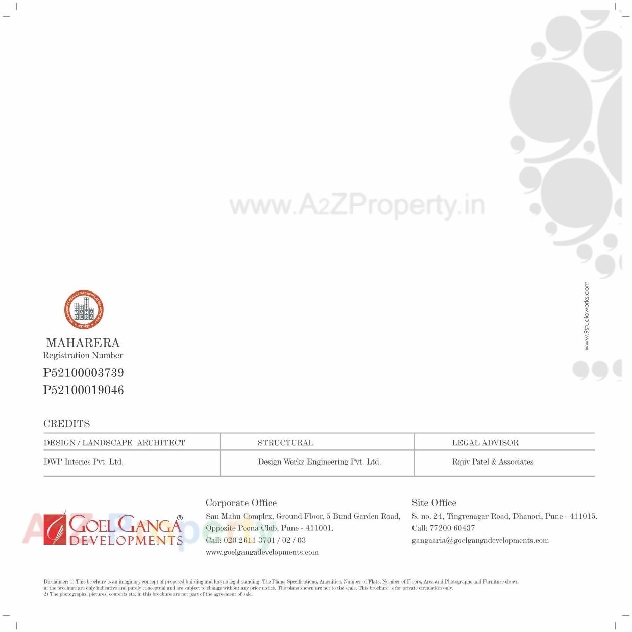  of real estate project Ganga Aria located at Dhanori, Pune, Maharashtra