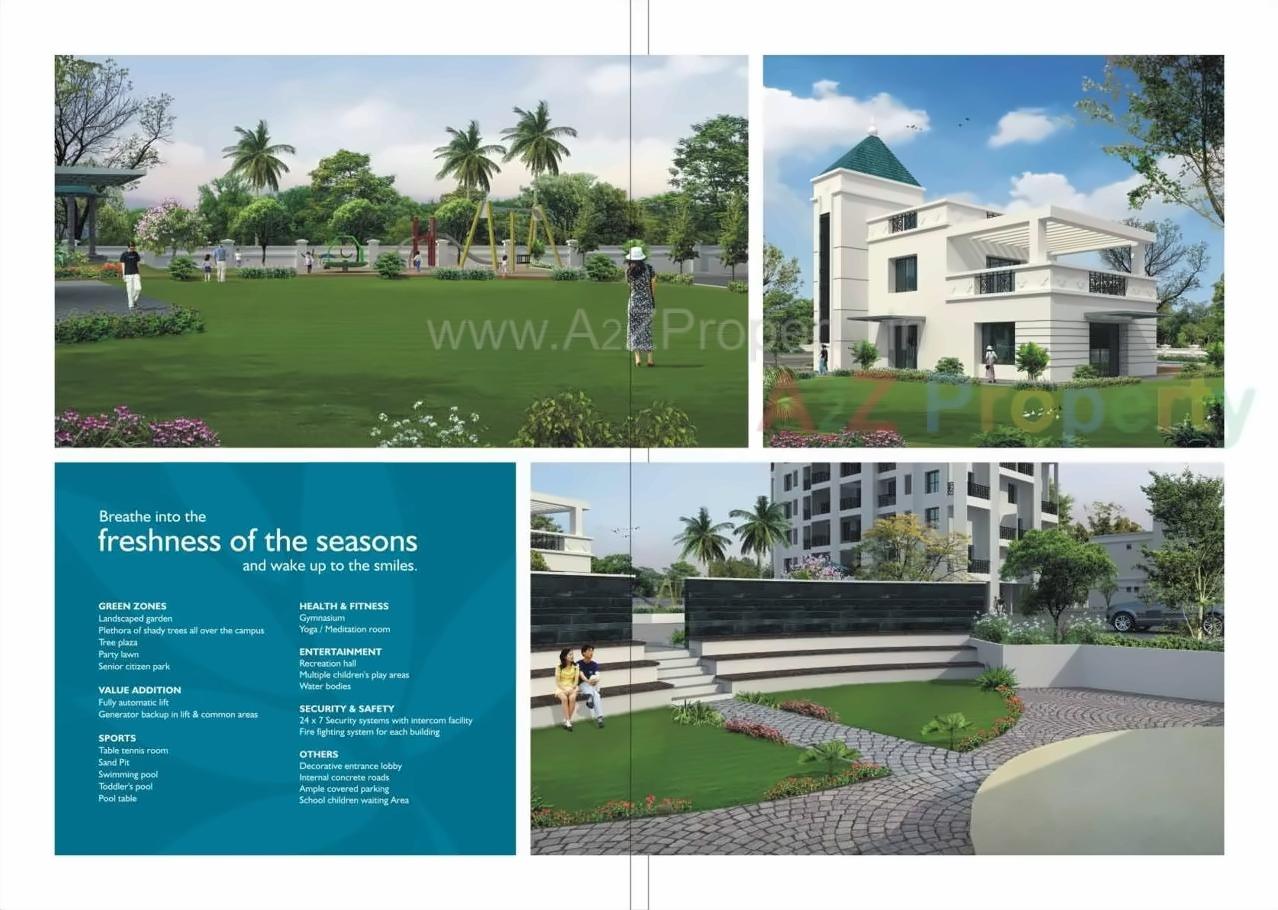 3D Elevation of real estate project Ganga Kingston located at Mohammadwadi, Pune, Maharashtra