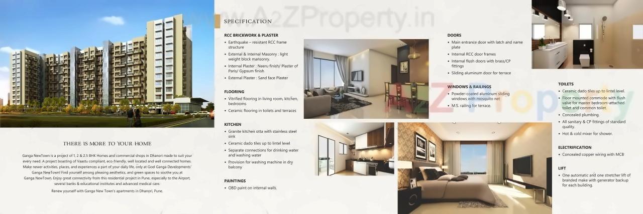  of real estate project Ganga Newtown located at Dhanori, Pune, Maharashtra