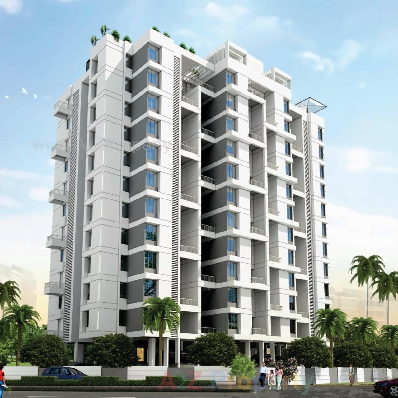 3D Elevation of real estate project Gardenia Crest located at Sus, Pune, Maharashtra