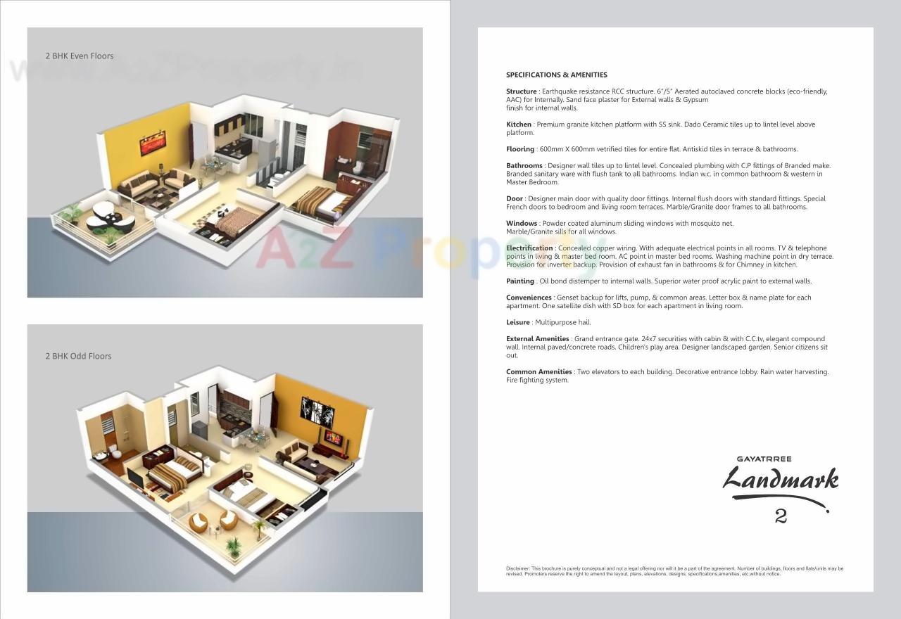  of real estate project Gayatrree Landmark located at Thergaon, Pune, Maharashtra