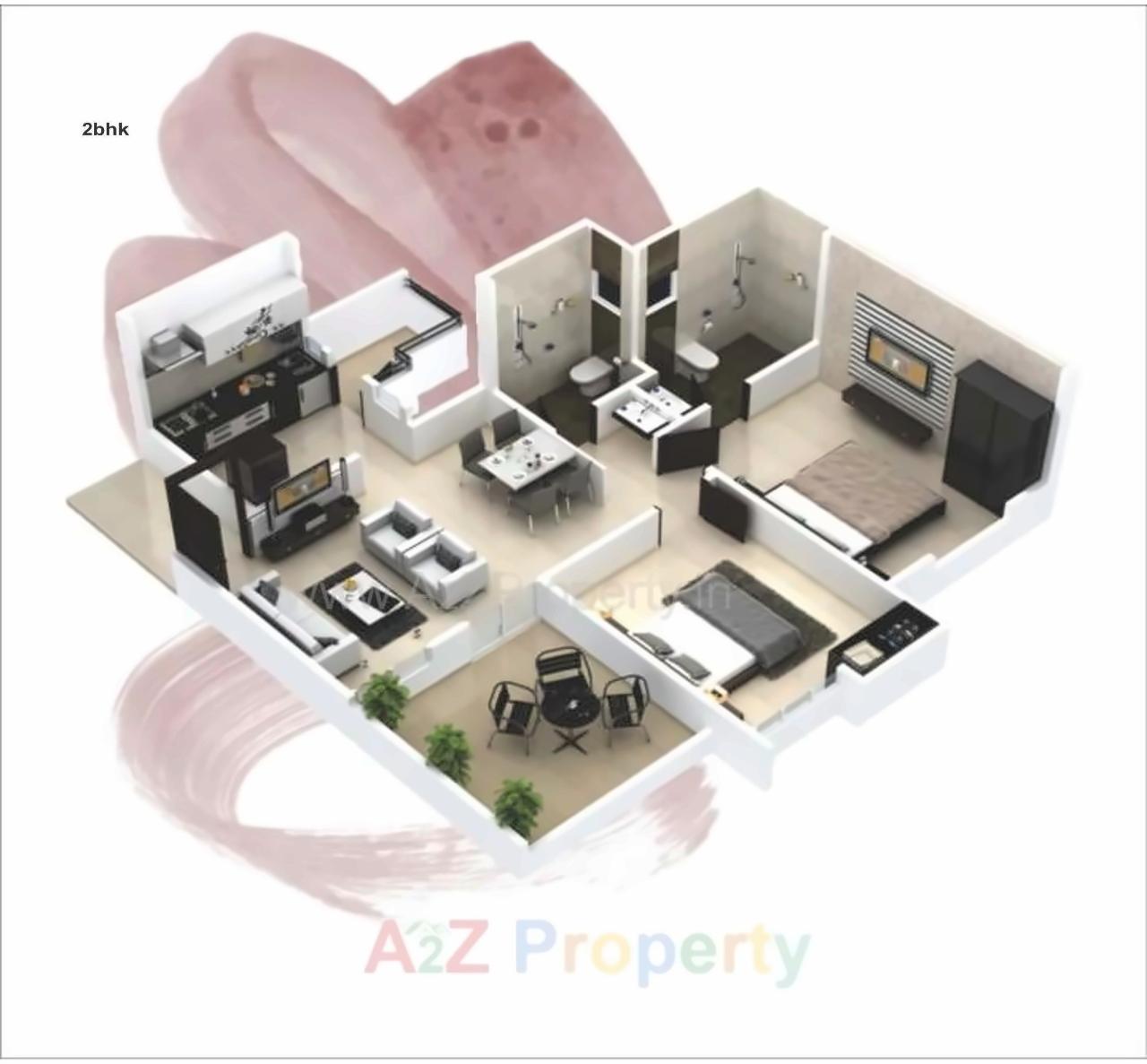 Layout of real estate project Gayatrree Legacy located at Pimpri-chinchawad-m-corp, Pune, Maharashtra
