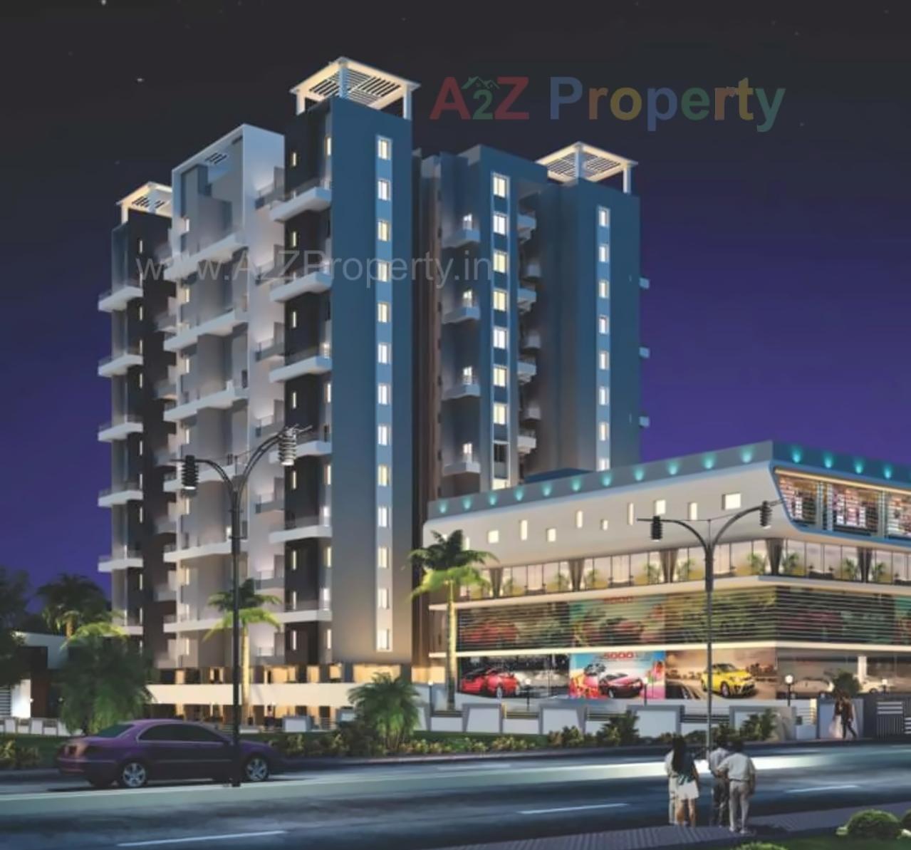 3D Elevation of real estate project Gayatrree Legacy located at Pimpri-chinchawad-m-corp, Pune, Maharashtra