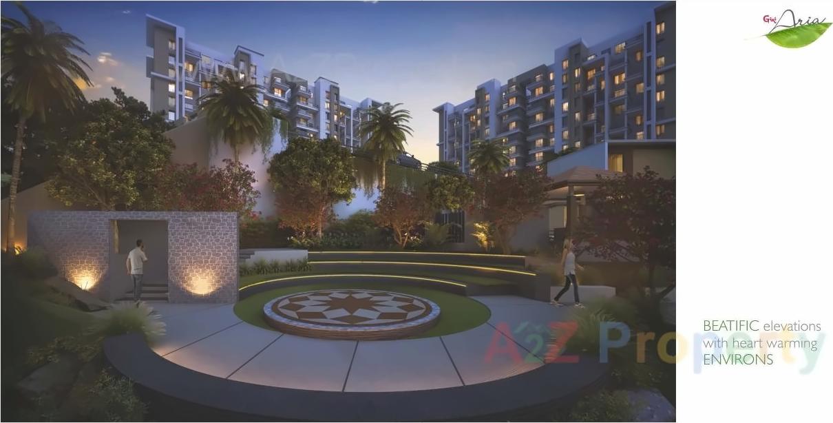 3D Elevation of real estate project Gini Aria located at Yawalewadi, Pune, Maharashtra