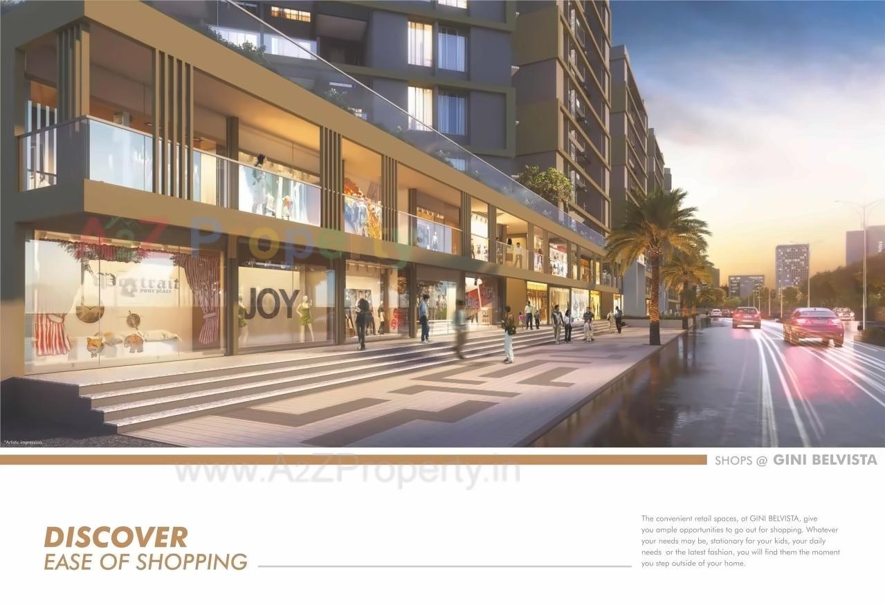 3D Elevation of real estate project Gini Belvista located at Dhanori, Pune, Maharashtra