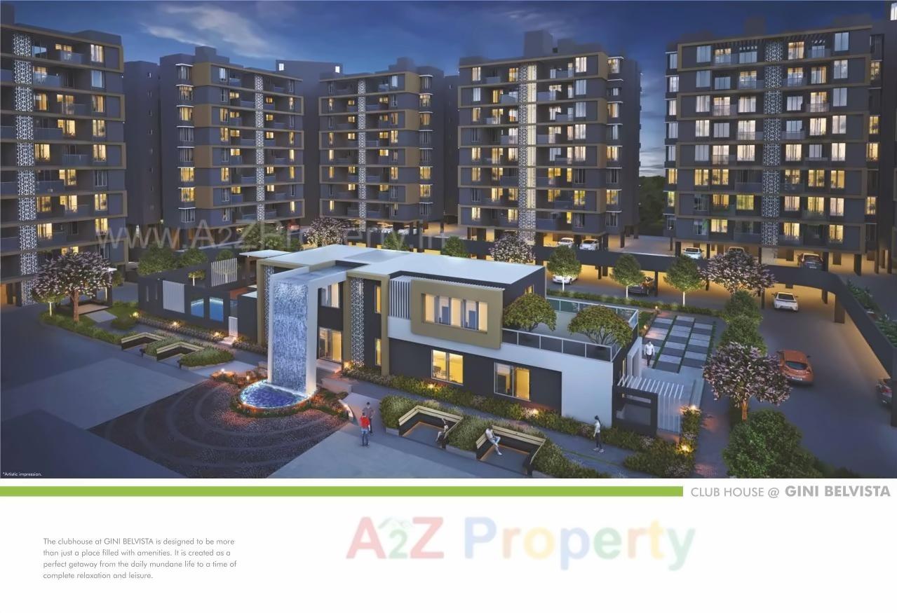 3D Elevation of real estate project Gini Belvista located at Dhanori, Pune, Maharashtra