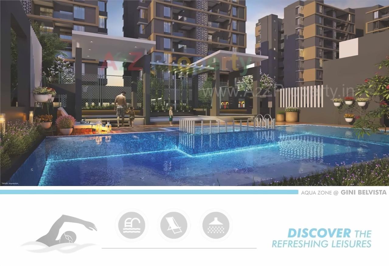 3D Elevation of real estate project Gini Belvista located at Dhanori, Pune, Maharashtra