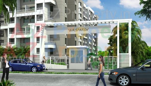 3D Elevation of real estate project Girisparsh located at Khedshivapur, Pune, Maharashtra
