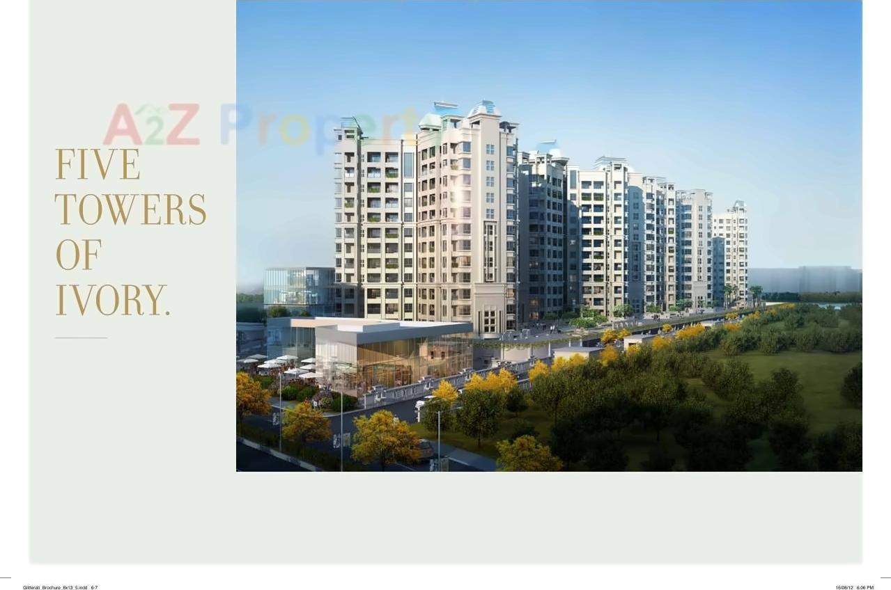 3D Elevation of real estate project Glitterati located at Pimpri-chinchawad-m-corp, Pune, Maharashtra