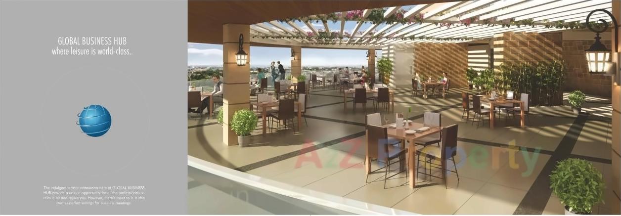 3D Elevation of real estate project Global Business Hub located at Kharadi, Pune, Maharashtra