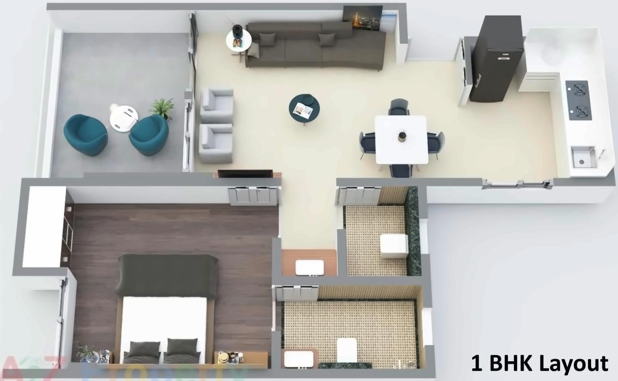 Layout of real estate project Global Lifestyle Kharadi located at Kharadi, Pune, Maharashtra