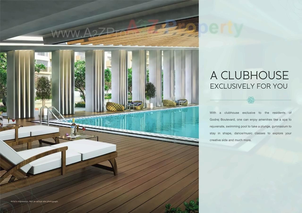 3D Elevation of real estate project Godrej Boulevard located at Manjari-kh, Pune, Maharashtra