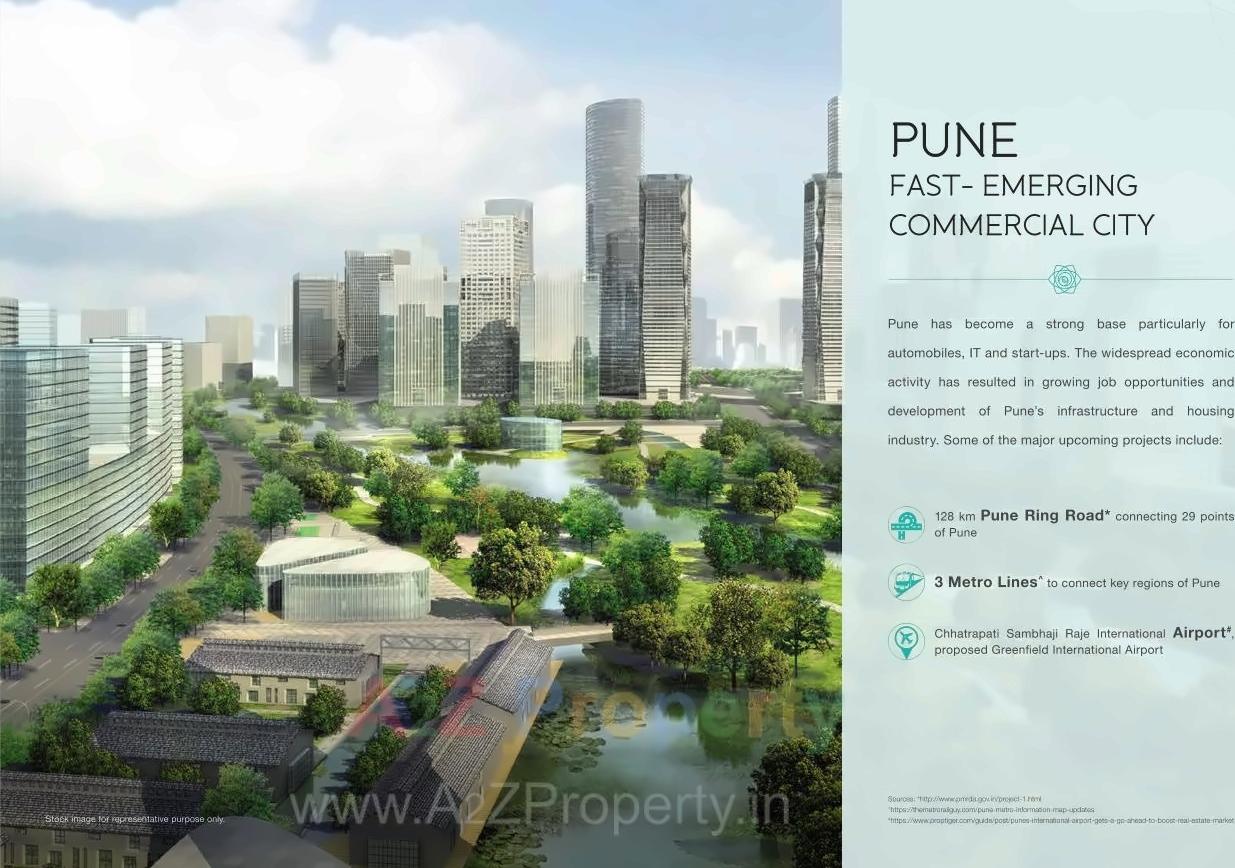 3D Elevation of real estate project Godrej Boulevard located at Manjari-kh, Pune, Maharashtra