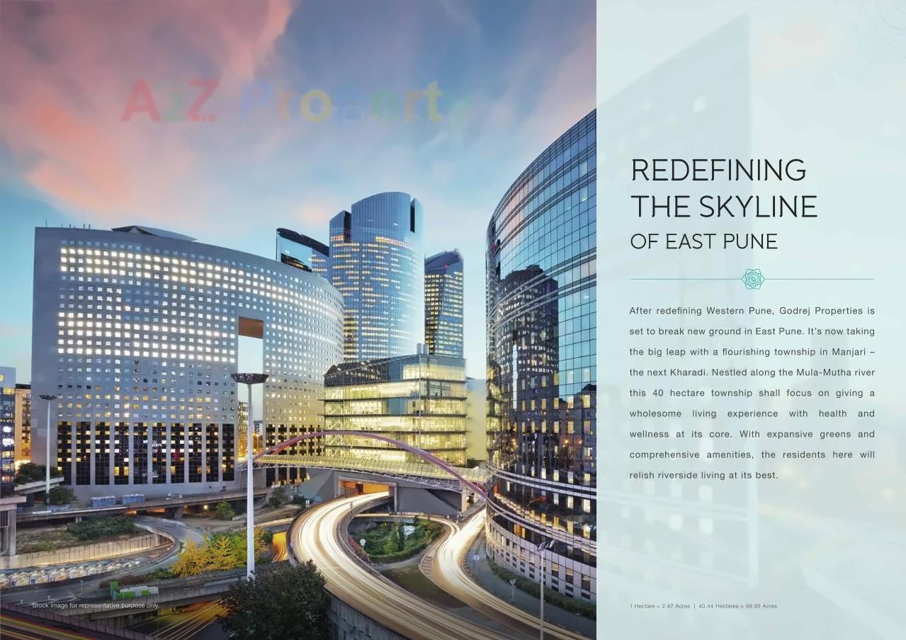 3D Elevation of real estate project Godrej Boulevard located at Manjari-kh, Pune, Maharashtra