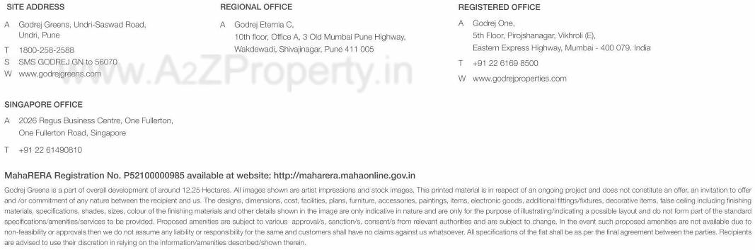  of real estate project Godrej Greens located at Undri, Pune, Maharashtra
