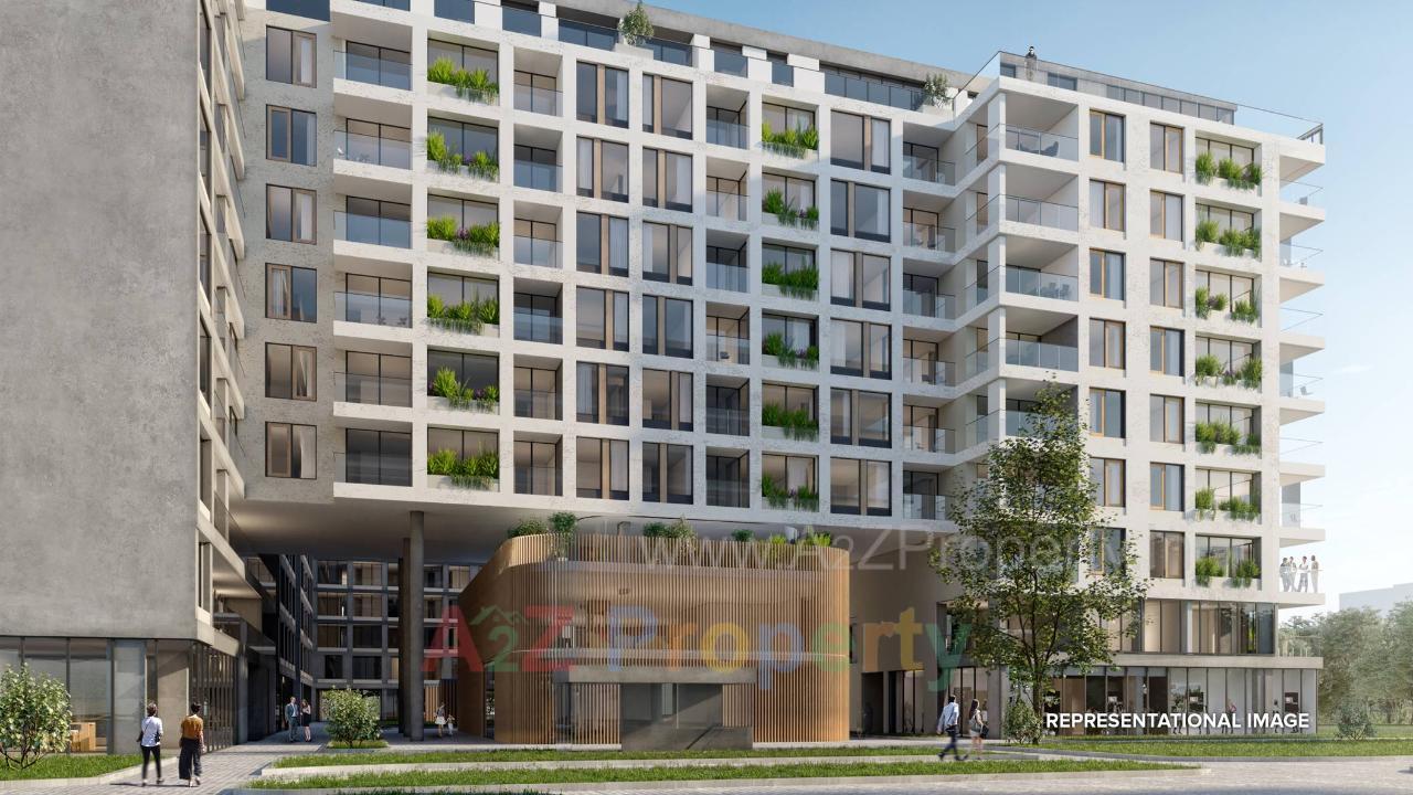 3D Elevation of real estate project Godrej Hillside located at Mahalunge, Pune, Maharashtra