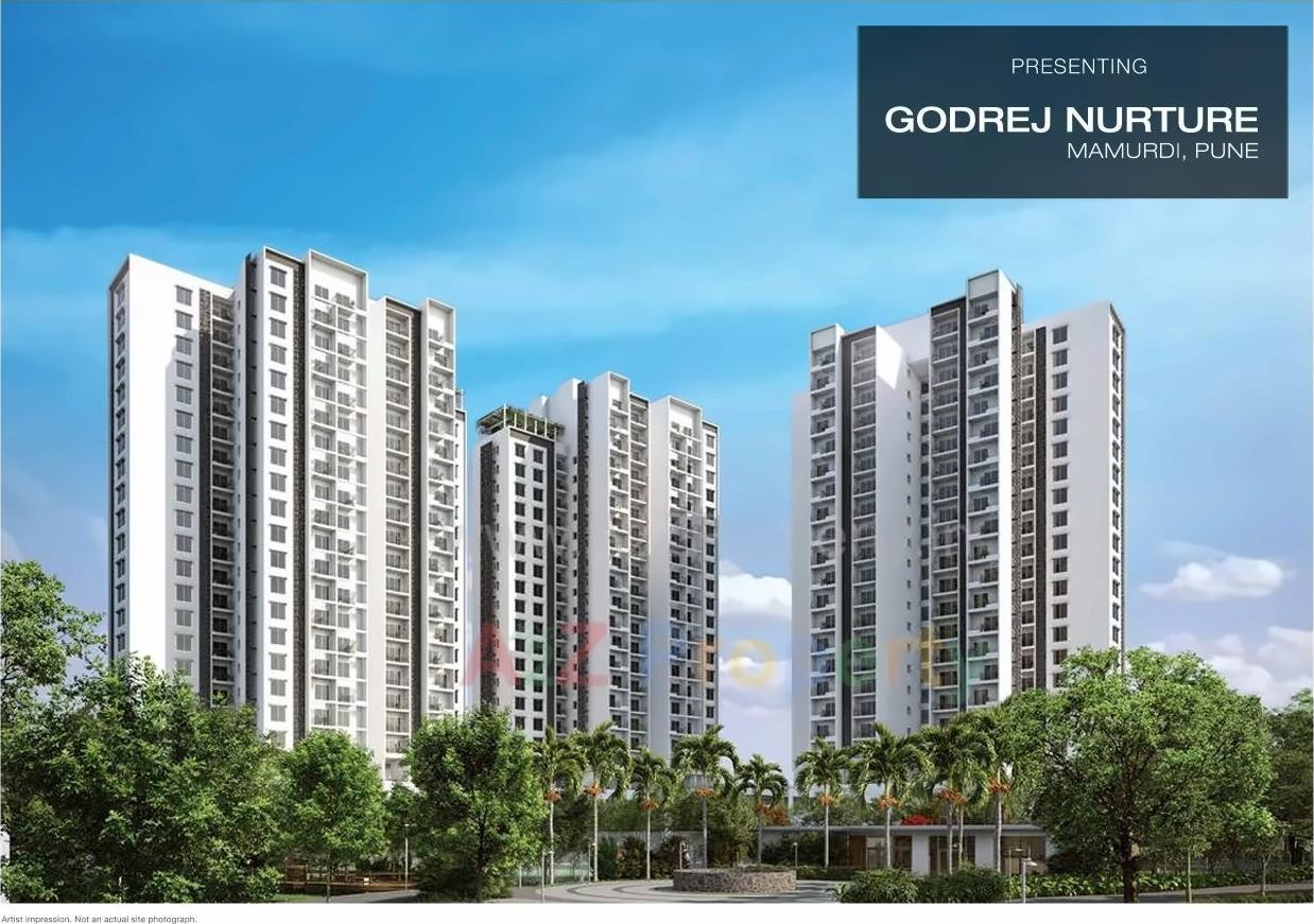 3D Elevation of real estate project Godrej Nurture located at Haveli, Pune, Maharashtra