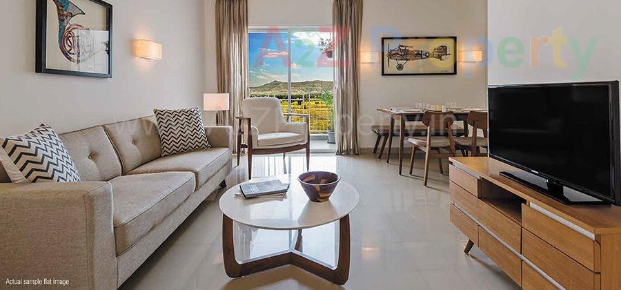 Living_room1 of real estate project Godrej Prana located at Undri, Pune, Maharashtra