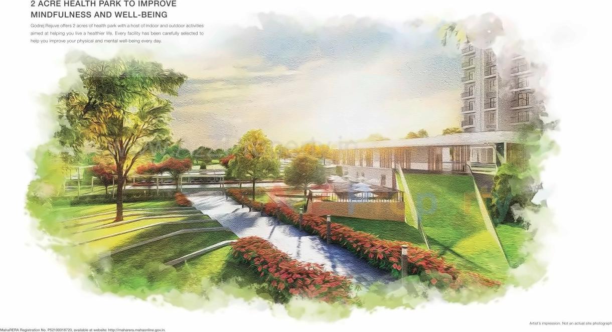 3D Elevation of real estate project Godrej Rejuve located at Keshavnagarmundwa, Pune, Maharashtra