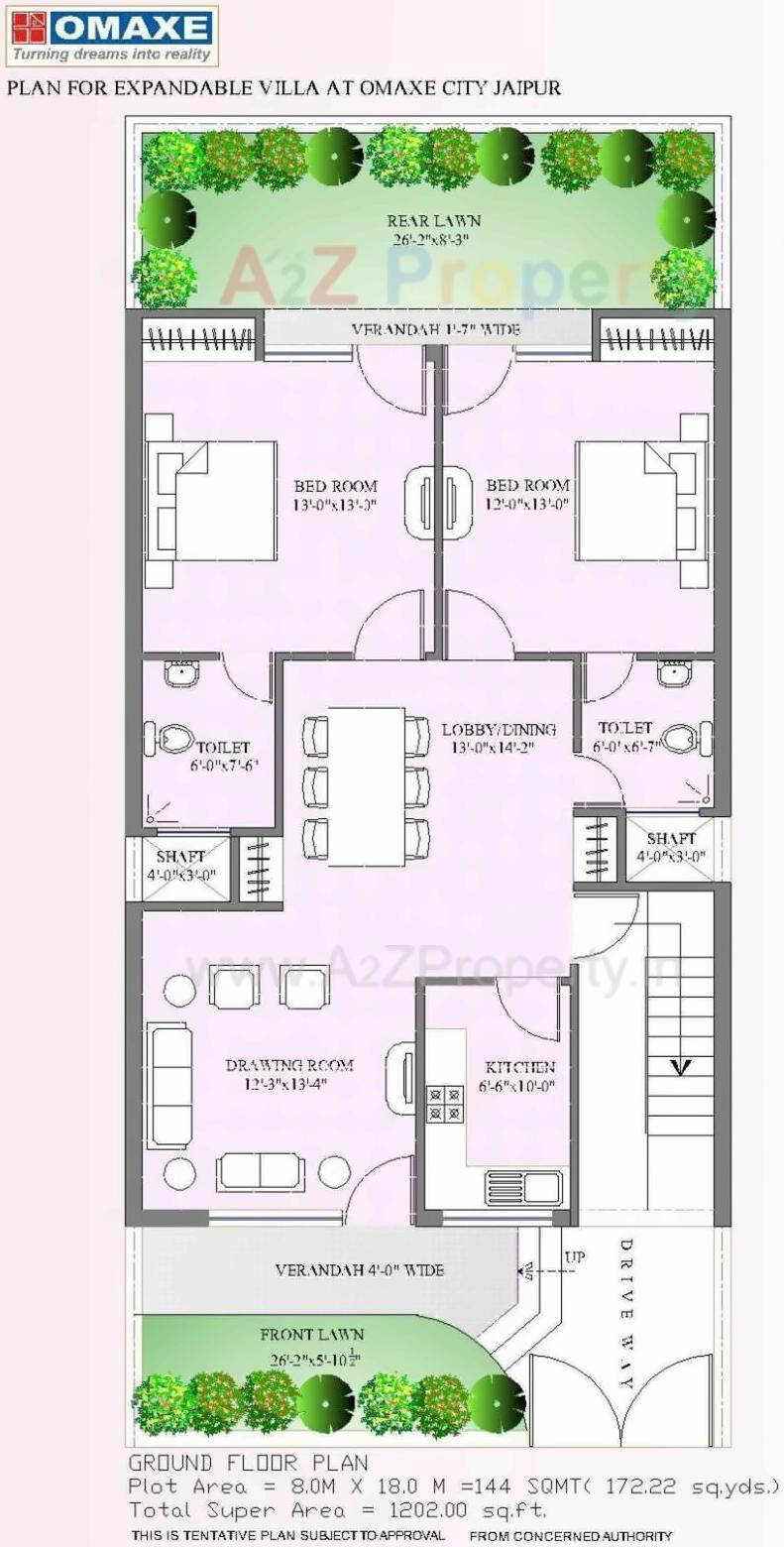 Layout of real estate project Gokuldham located at Katraj, Pune, Maharashtra