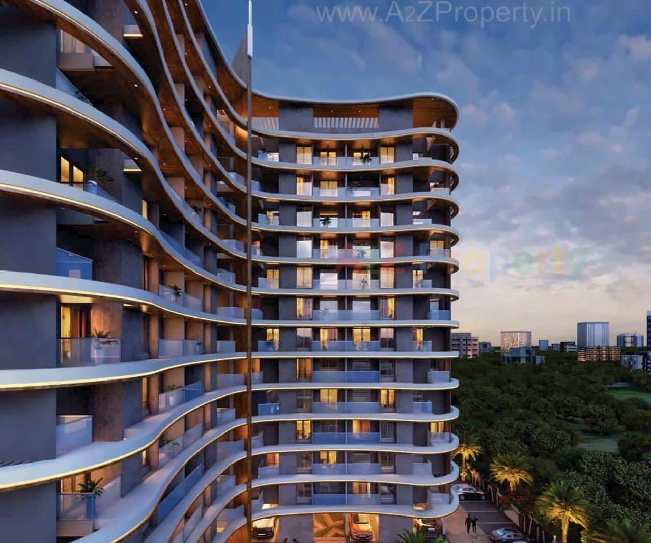 3D Elevation of real estate project Goodwill Crescent located at Mundhawa, Pune, Maharashtra