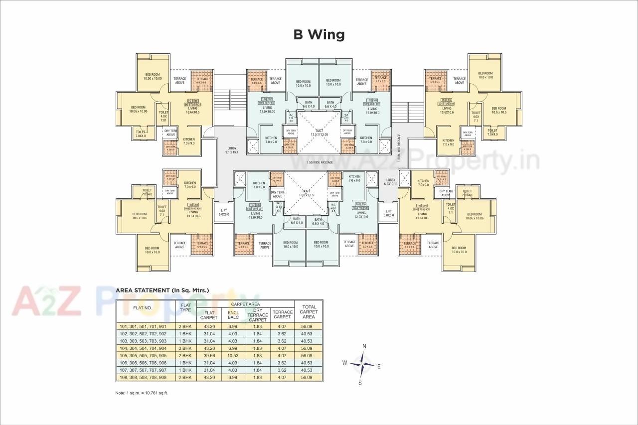 Layout of real estate project Goodwill Meadows located at Lohgaon, Pune, Maharashtra