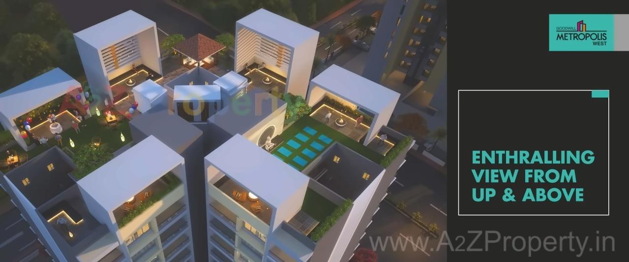 3D Elevation of real estate project Goodwill Metropolis West located at Lohgaon, Pune, Maharashtra