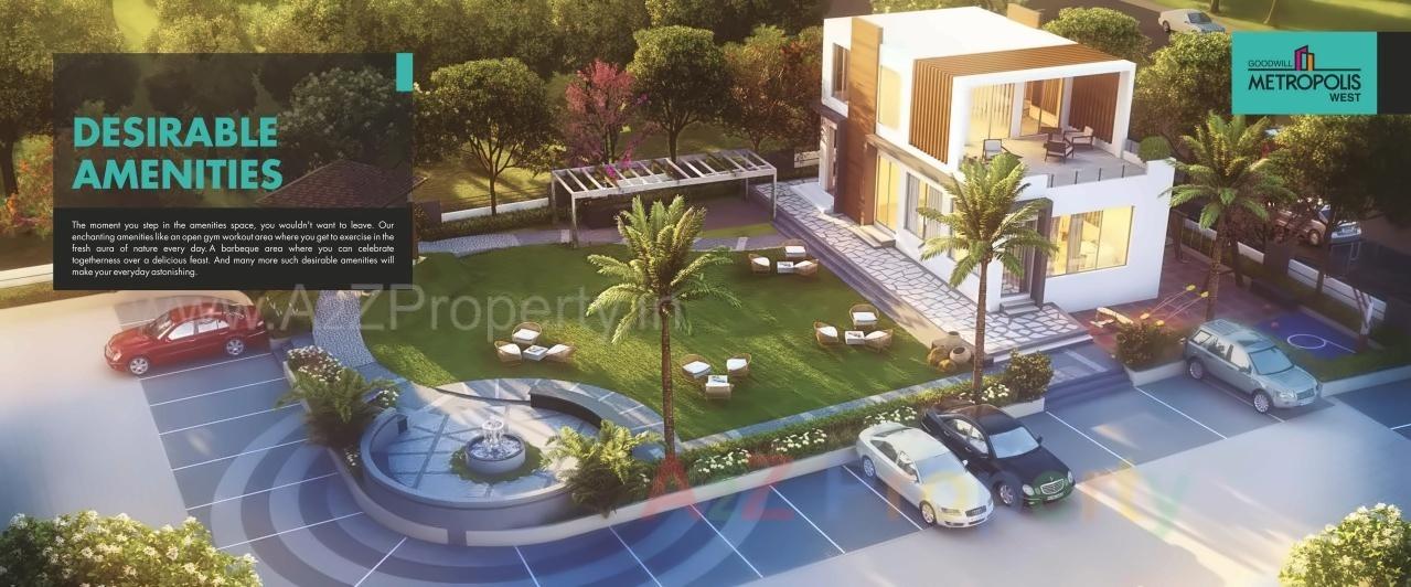 3D Elevation of real estate project Goodwill Metropolis West located at Lohgaon, Pune, Maharashtra