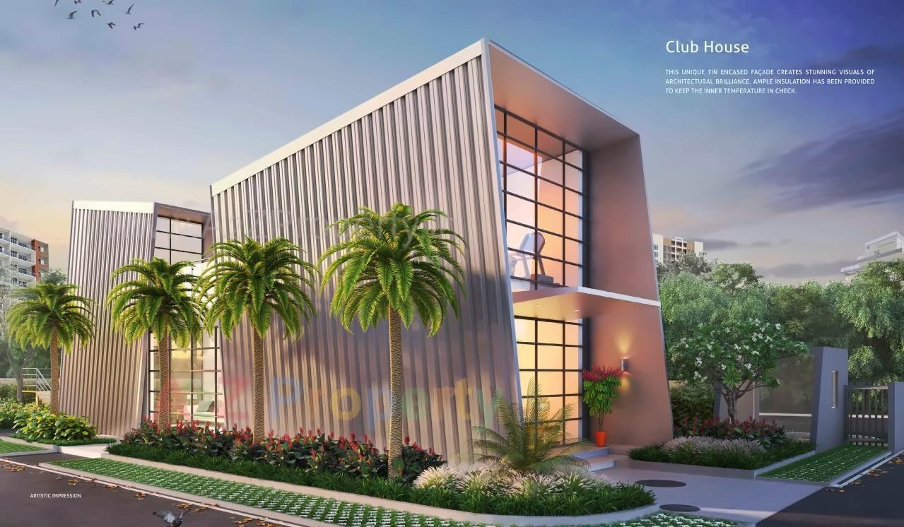 3D Elevation of real estate project Goodwill Unique Zest County located at Lohgaon, Pune, Maharashtra