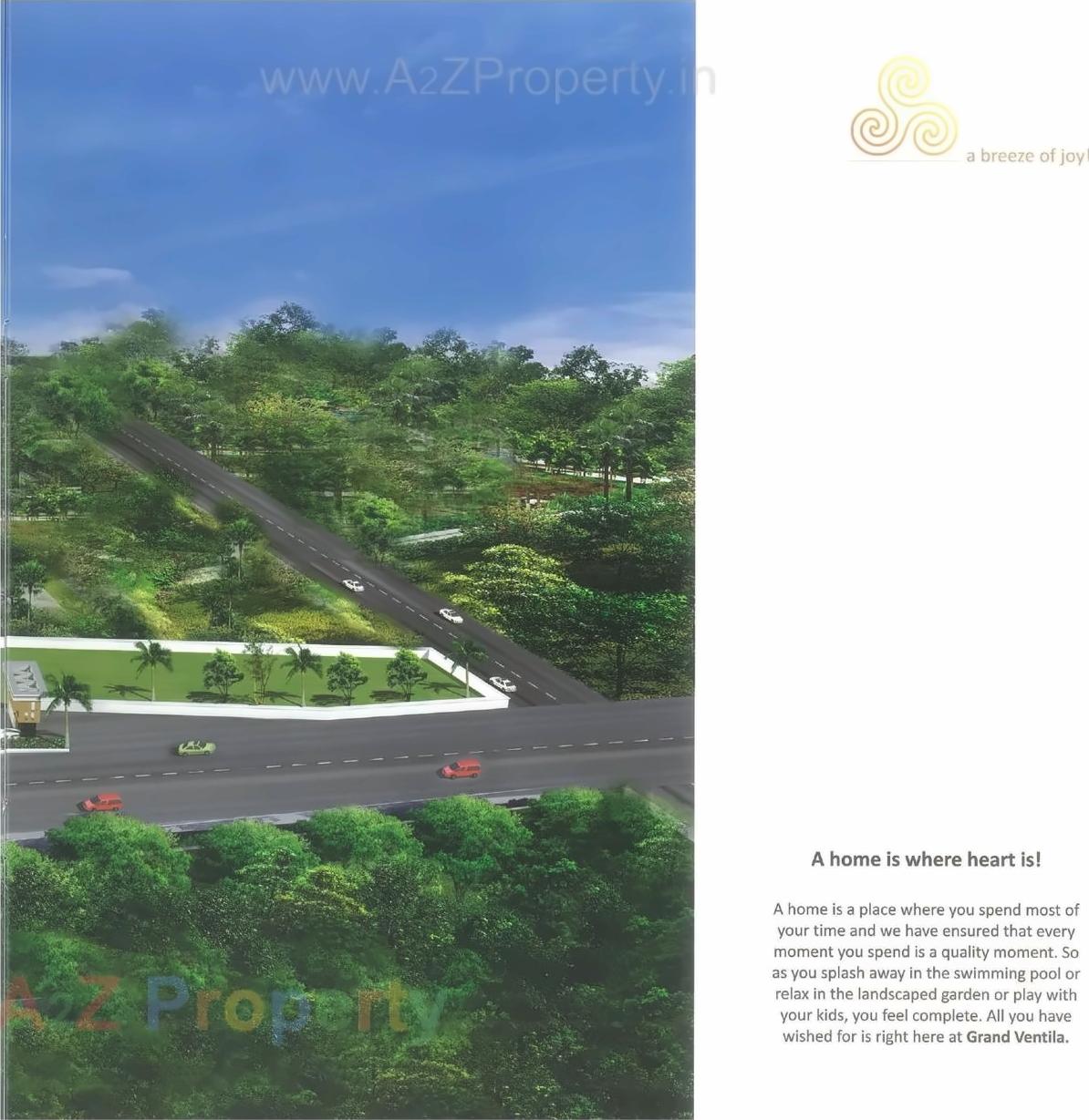 3D Elevation of real estate project Grande Ventila  Wing A located at Wagholi, Pune, Maharashtra