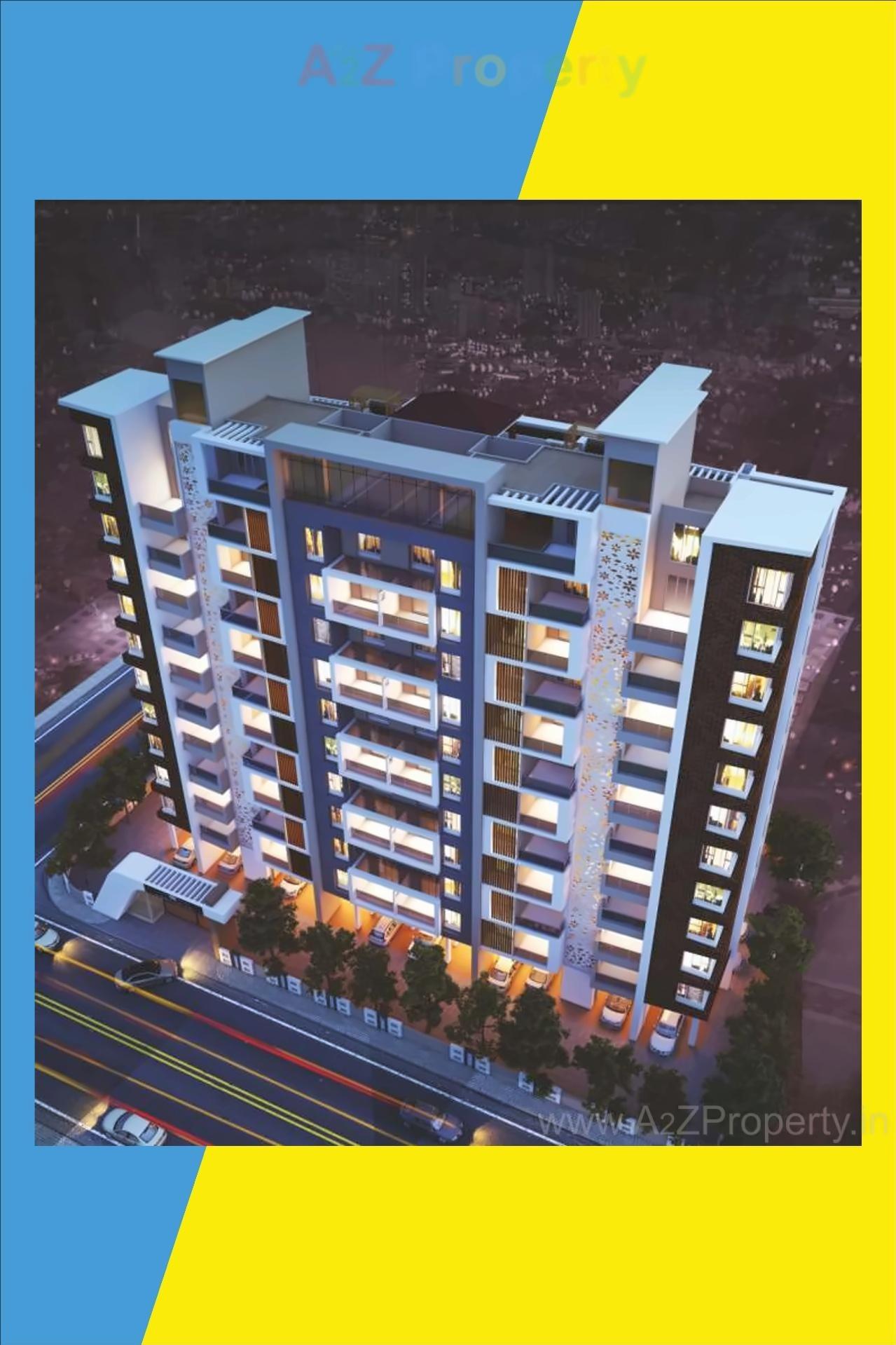 3D Elevation of real estate project Grandeza located at Kothrud, Pune, Maharashtra